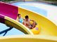Outdside Giant Boomerang Fiberglass Water Slide For 6 Person , Water Park Tower Height 18.75M