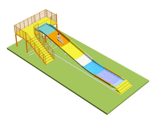 बच्चों की स्लाइड, विस्तृत स्लाइड, एक्वा पार्क फाइबरग्लास सामग्री के लिए पानी स्लाइड