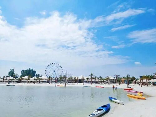 के बारे में नवीनतम कंपनी का मामला Artificial Lagoon | Crystal-Clear Swimming Lagoon with Beach Entry for Resorts & Hotels | Vison Waterparks