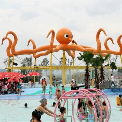 गुणवत्ता  Customized 8m Height Octopus Spray  For Aqua Water Playground Equipment कारखाना