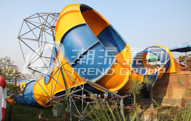 Big Fiberglass Water Slides Family Water Park Aqua Park Amusement
