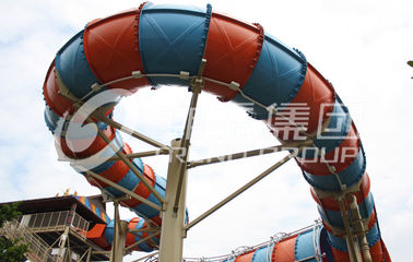 Commercial Grade Water Theme Parks Anaconda Water Slide For Adults