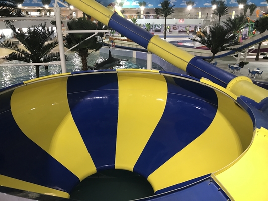 Funny Indoor Water Parks Theme Park Equipment Platform 13.5m , Galvanized Steel Steel Support