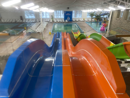 Fiberglass Water Park Equipment Custom Water Slides / Adventure Water Slides for Themed Park