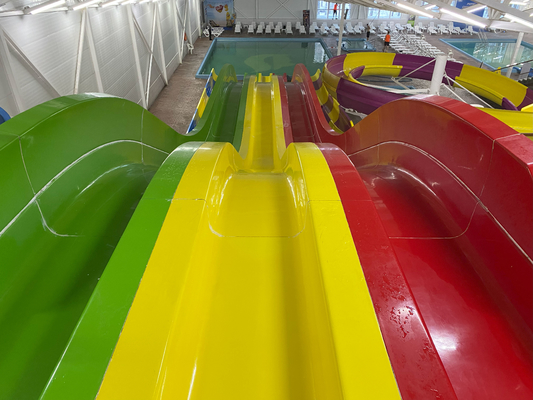 Fiberglass Water Park Equipment Custom Water Slides / Adventure Water Slides for Themed Park