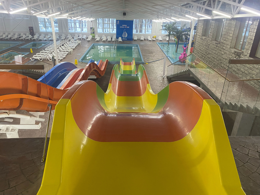 Fiberglass Water Park Equipment Custom Water Slides / Adventure Water Slides for Themed Park