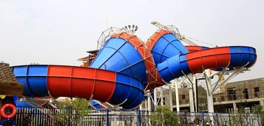 Newest Amusement Waterpark Equipment Giant Fiberglass Constrictor Slide for Theme Water Park