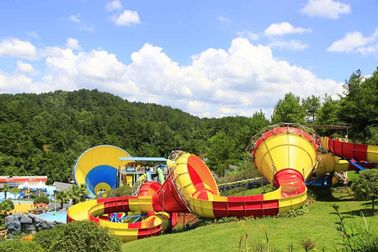Galvanized Carbon Steel Structure Water Slides for Adventure Water Park