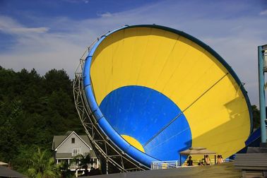Fiberglass Commercial Adult Water Slide Exciting Games For Home Play , 16m Height