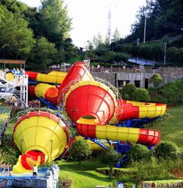 Galvanized Carbon Steel Structure Water Slides for Adventure Water Park