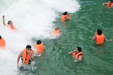 कृत्रिम विशाल सुनामी महासागर जल लहर पूल लहरों के साथ पार्क वैक्यूम 3 मीटर ऊंचा