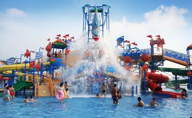 Gigantic Water House Aqua Playground Water House Amusement Park Equipment