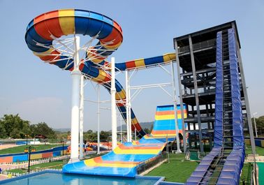 Durable Fiberglass Water Slide For Family Interactive Water Fun In Water Park