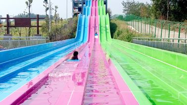 Colorful Racing Water Park Rides , Holiday Resorts With Water Parks For Family