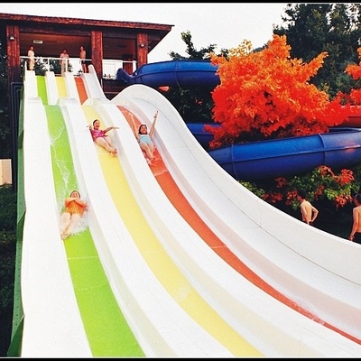 General Water Park Custom Water Slides High Speed Adult Combined Plastic Water Slide