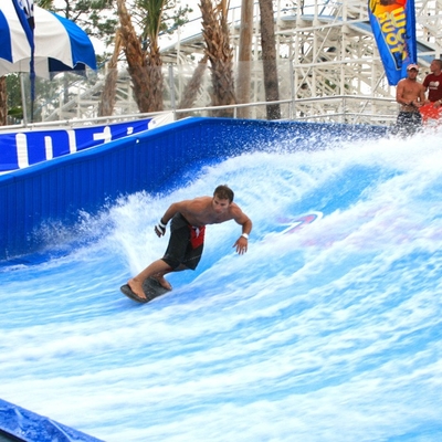 Customized Color Flowrider Water Ride Double People Use Boards For Water Park