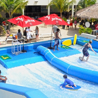Surfing Flowrider Water Ride , Extreme Sport Fun Ride for Water Attractions