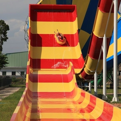 Giant Customized Boomerang Fiberglass Water Slides Outdoor Amusement Water Park