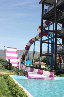 Fiber Glass Aqua Park Equipment , Water Park Attractions for Hotel Project