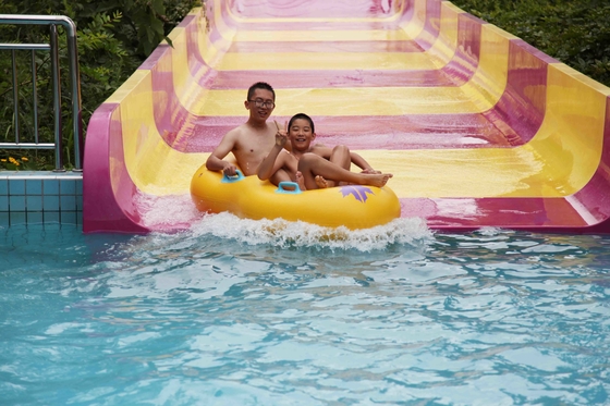 Fiber Glass Aqua Park Equipment , Water Park Attractions for Hotel Project