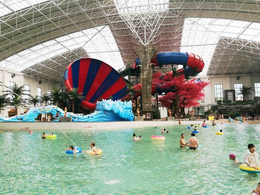 Aqua Park Adult And Children Tornado Water Slide Large Customized