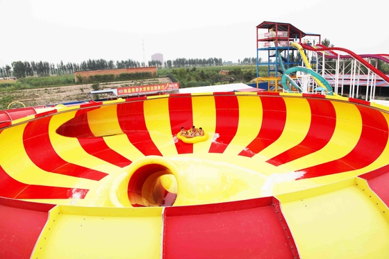 Aqua Park Equipment Space Bowl Water Slide With High Capacity 720 Riders / h