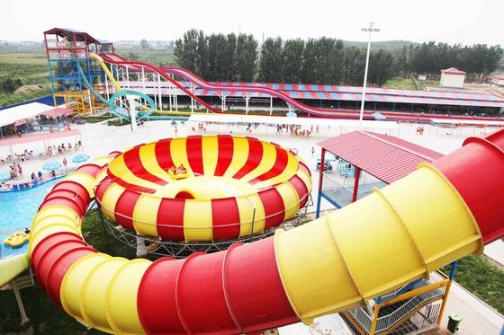 Theme Park Equipment Space Bowl Water Slide Supper Crater Van for 2 Persons