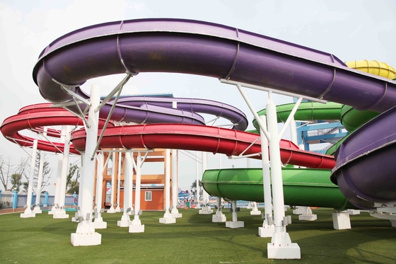 Large durable Custom Water Slides / playground water play equipment