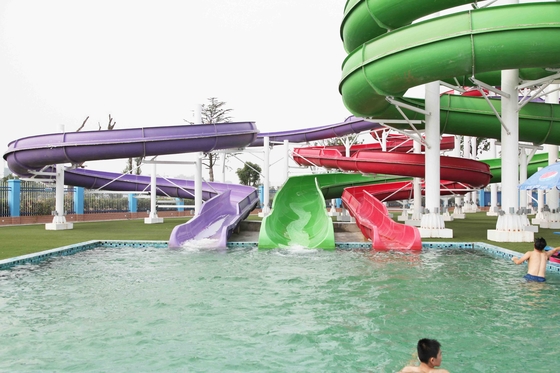 Large durable Custom Water Slides / playground water play equipment