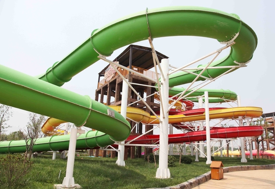 Large durable Custom Water Slides / playground water play equipment
