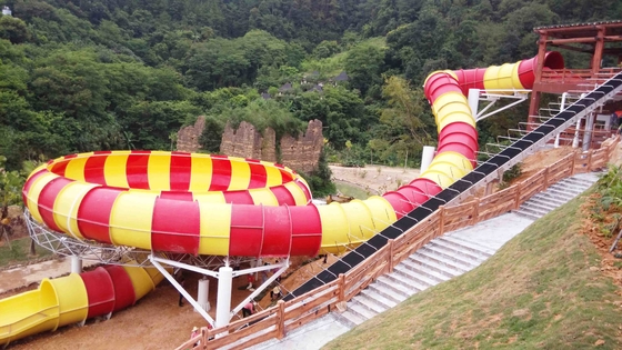 High Speed Fiberglass Water Slides for Adventure Amusement Waterpark