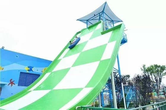 Large Aqua Park Equipment Fast Water Slide For Double Interactive Water Fun
