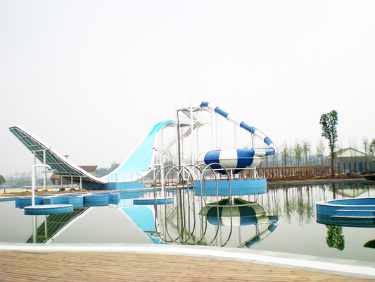 Water Amusement Park Equipmment Swing Water Slide for Ourdoor 240 riders / h