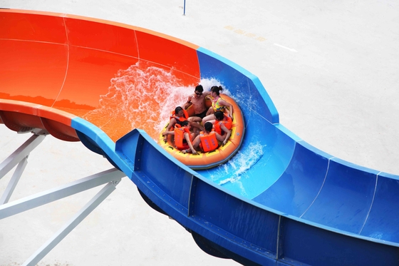 Galvanized Tantrum Carbon Steel Aqua Park Equipment Slides for Adventure Water Park