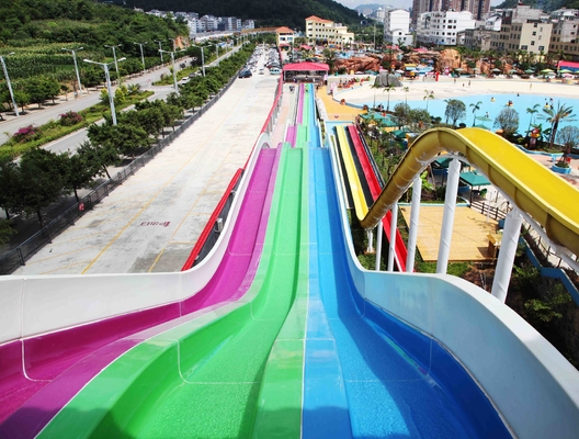 General Water Park Custom Water Slides High Speed Adult Combined Plastic Water Slide