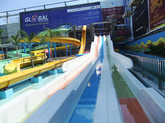 General Water Park Custom Water Slides High Speed Adult Combined Plastic Water Slide