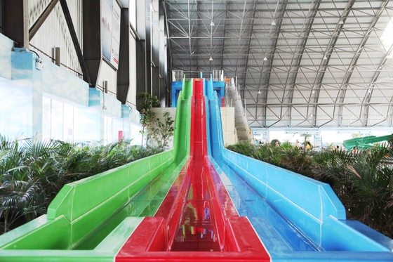 Large - scale Custom Family Water Slides with Galvanized steel Material