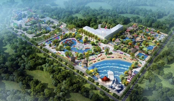 Customize Adult / Kids Waterpark Project , Theme Water Amusement Design / Customized Water Slide
