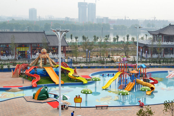 Amusement Waterpark Project, Gaint Water Park Equipment Kids Theming Water Park Slide