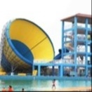 Funny Giant Fiberglass Water Slides , Super Tornado Water Slide 720rider/H Capicity