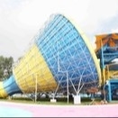 FRP Aqua Water Theme Parks For Adult / Customized Tornado Slide 16m Platform Height