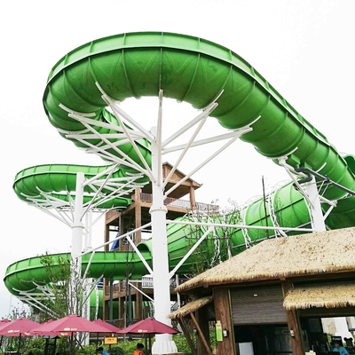 Commercial Anaconda Fiberglass Water Slides for Adventure Amusement