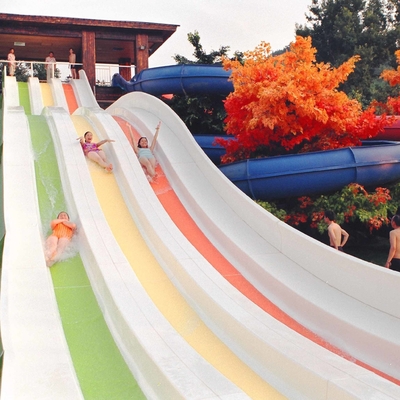 Adult Water Plastic Fiberglass Water Slide 120 m³ / h for Adventure Water Parks