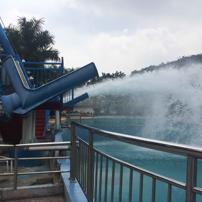 Commercial Funny Free Fall Water Slide 1.2m Platform Height For Water Theme Parks