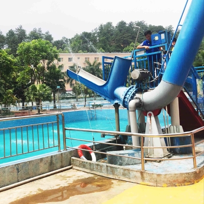 Commercial Funny Free Fall Water Slide 1.2m Platform Height For Water Theme Parks