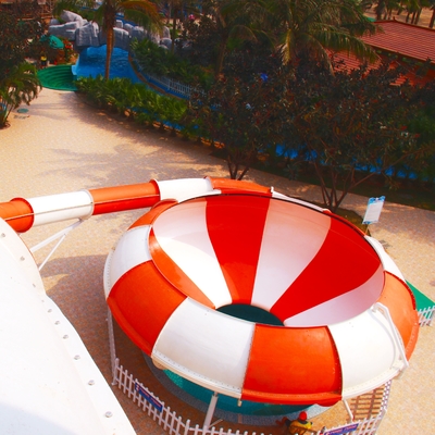 Theme Park Slides Space Bowl Water World Water Playground Equipment for Resorts / Hotel