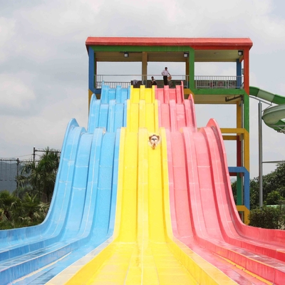 High Speed Custom Water Slides , Adults Fiberglass Free Fall Slide For Giant Water Park