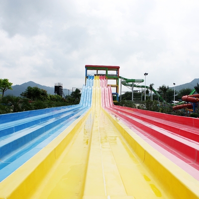 Theme Park Custom Water Slides Steel Structure For Hotel / Resorts Used