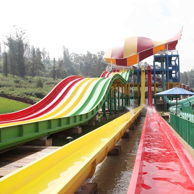 General Water Park Item Custom Water Slides , High Speed Adult Plastic Water Slide for Aqua Park