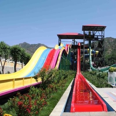 General Water Park Item Custom Water Slides , High Speed Adult Plastic Water Slide for Aqua Park